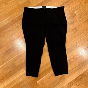 J. Crew Martie pant in bi-stretch cotton - Black - 20